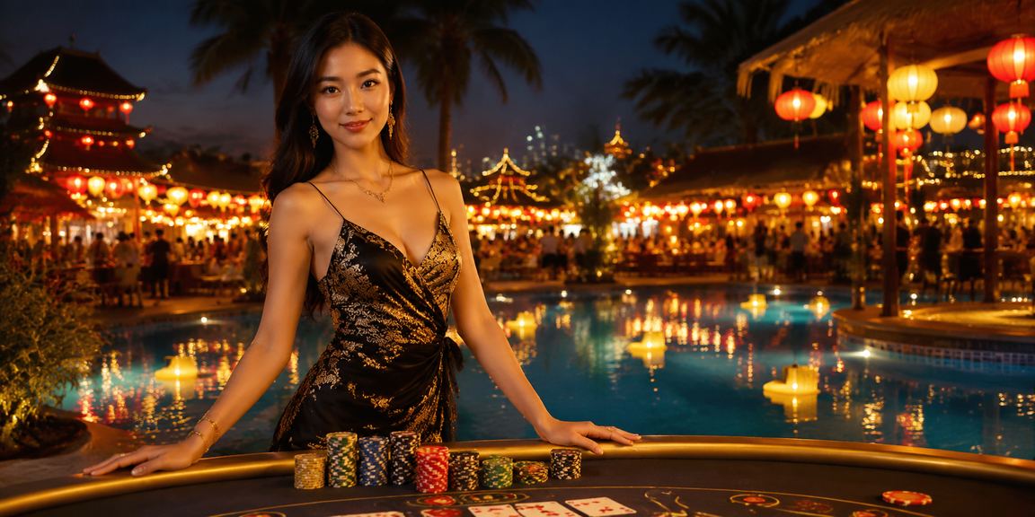 Người chơi tại Hà Nội trải nghiệm trò chơi bài trong không khí chợ đêm sôi động